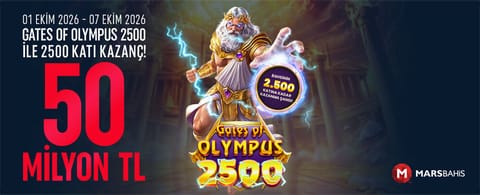 Gates of Olympus 2500 İle 2500 Katı Kazanç!